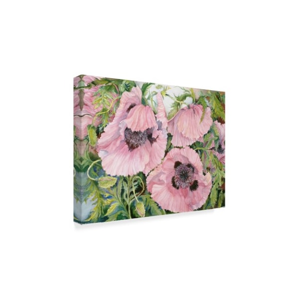 Joanne Porter 'Pink Poppies' Canvas Art,14x19